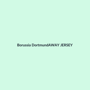 Borussia Dortmund Away Jersey